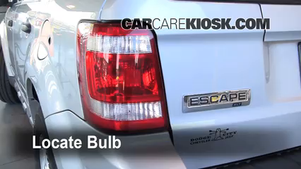 2008 Ford Escape XLT 3.0L V6 Lights Tail Light (replace bulb)